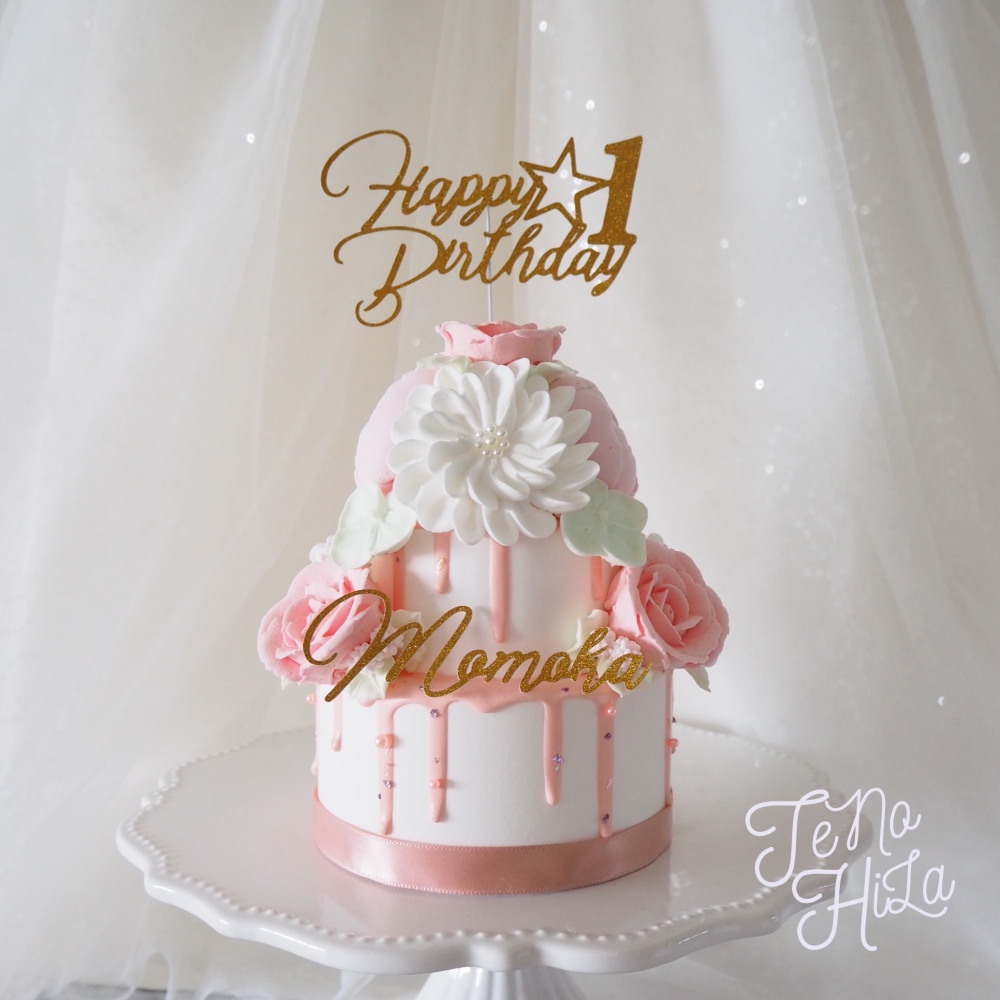 トッパー付き》クレイケーキ chouchou decoration ケーキ