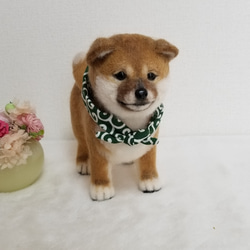 羊毛フェルト　　柴犬(子犬) Yahoo!オークション - 羊毛フェルト 犬 柴犬 子犬