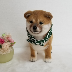 羊毛フェルト豆柴　柴犬子犬　完成品 2枚目の画像