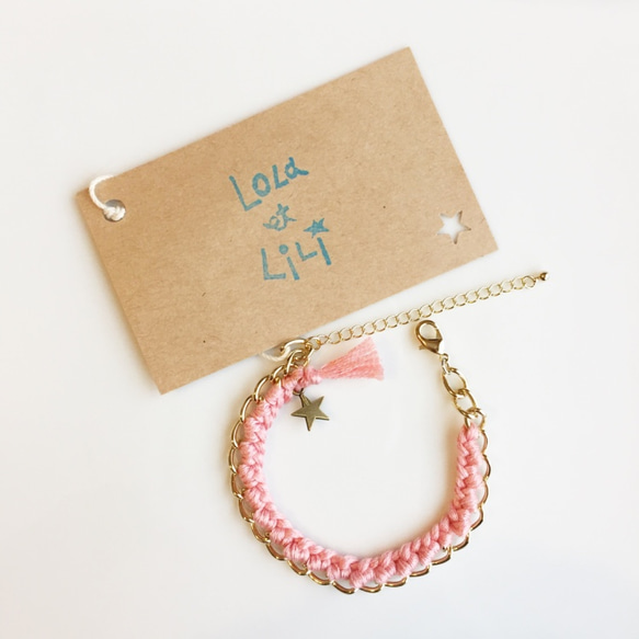 The First Star Bracelet☆ Pink 1枚目の画像