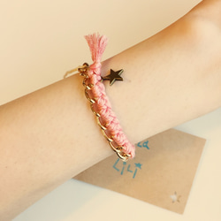 The First Star Bracelet☆ Pink 2枚目の画像