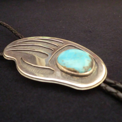 ボータイ ボロタイ シルバー ターコイズ インディアンジュエリー