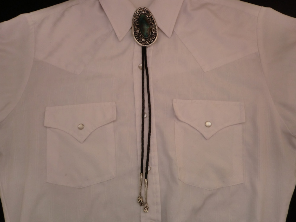 ボータイ　ボロタイ　シルバー　ターコイズ　インディアンジュエリー