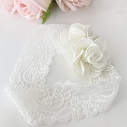 花冠　　髪飾り ウェディング　マタニティフォト　アイボリー　ボタニカル 花かんむり 結婚式 花冠 ウェディング 花嫁 ブライダル フラワー