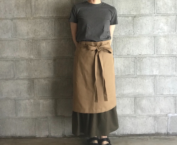 【受注製作】garçon apron 4枚目の画像