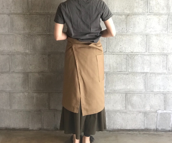 【受注製作】garçon apron 5枚目の画像