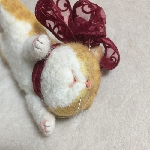 羊毛フェルト ぶさかわ猫のメモ帳 メモ帳 utuca 通販 16321360
