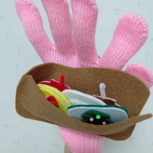 ふうせんのうた クリスマスバージョン 手袋シアター おもちゃ・人形