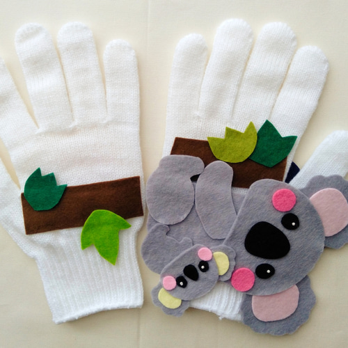 のぼるよコアラ 手袋シアター おもちゃ・人形 MiMi 通販 12249636