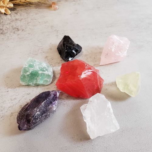 天然石☆ 7種類セット ☆原石 その他インテリア雑貨 Shin Stone