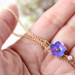 Kikyo hito* 項鍊 (藍紫色) 花、禮物 第2張的照片