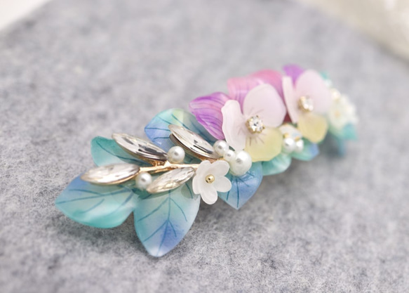 春天的顏色，三色堇珠寶*華麗的頭髮瓦萊塔 第2張的照片