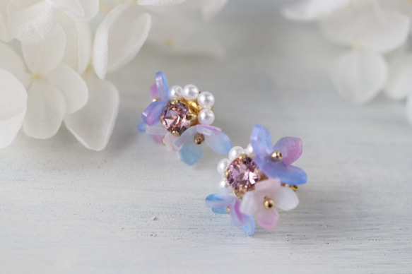 紫陽花、bijou*ピアス／イヤリング ピアス（その他） ジュネ 通販 