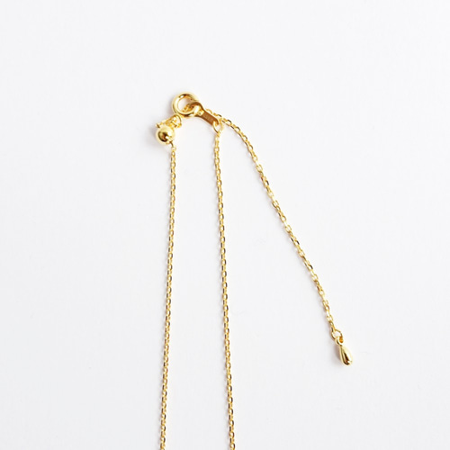 シルバー 幾何学模様のひし形ネックレス ゴールドコーティング