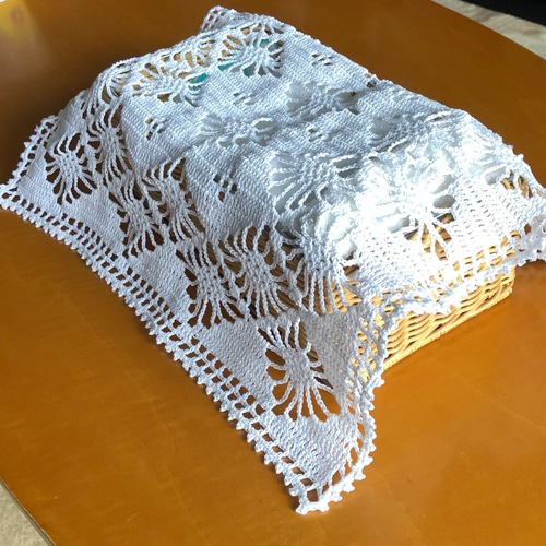 がちさま専用　マルチカバー　レース編み 楽天市場】マルチ カバー レース 編みの通販