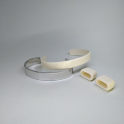 ac733様用　ナンタケットバングル部品（黒檀）40mm　２セット品 ac733様用 ナンタケットバングル部品（黒檀）40mm 2セット品