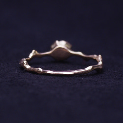 薔薇の指輪(K10,ダイヤ) 4枚目の画像