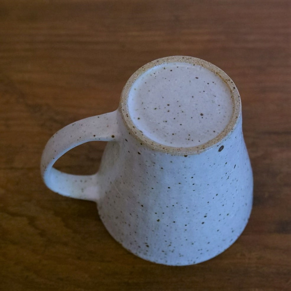 「きりかぶ　マグカップ　白」コーヒーカップ 4枚目の画像