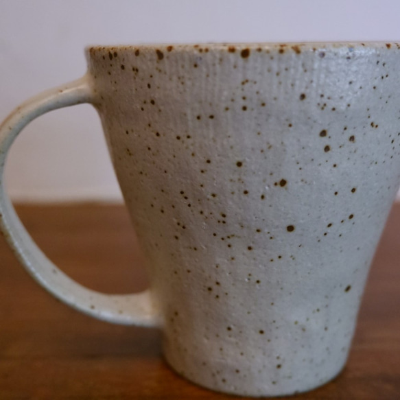 「きりかぶ　マグカップ　白」コーヒーカップ 5枚目の画像