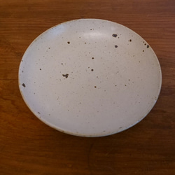「きりかぶ　皿　斑点　小」 シンプル　取皿　デザート皿　　 2枚目の画像