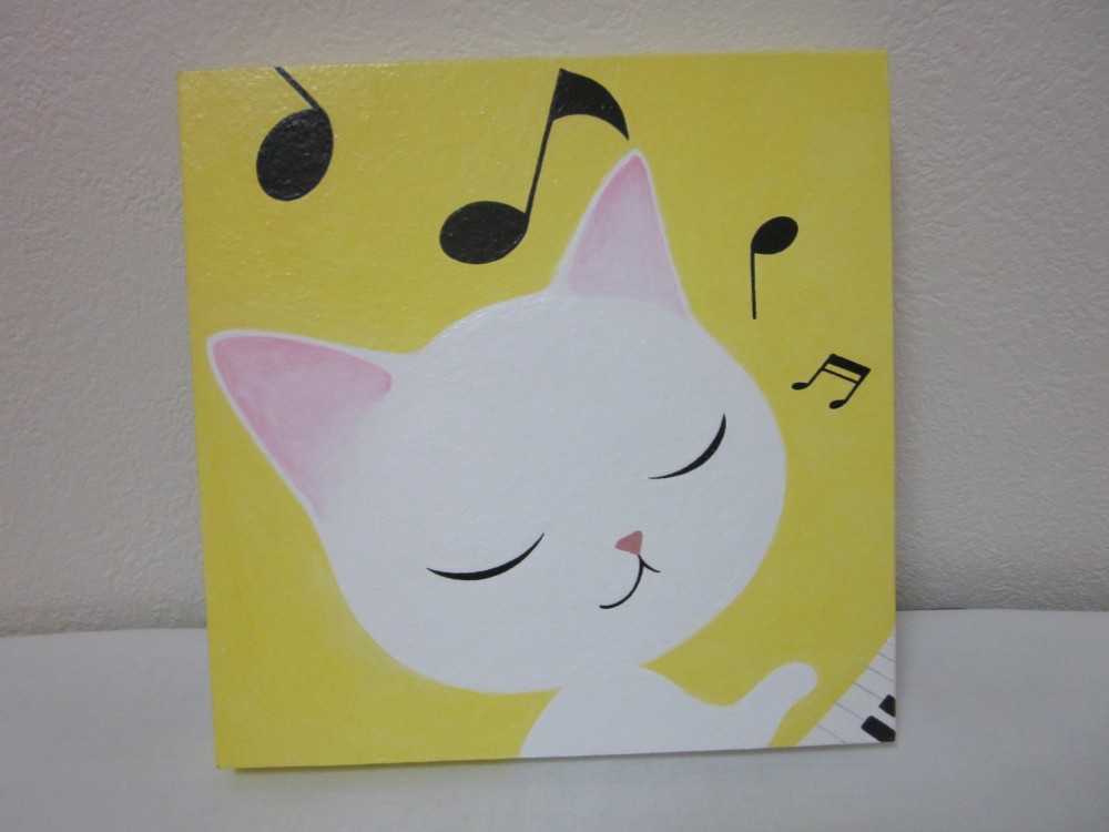 音楽の時間　　アクリル画