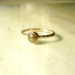 ナチュラルダイヤモンドの指輪(ウォールナットブラウン) 4枚目の画像