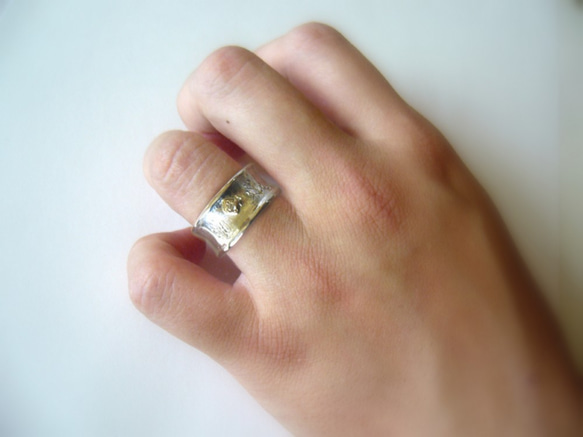 「M様ご専用オーダー製作 Silver Forest RingⅡ」 5枚目の画像