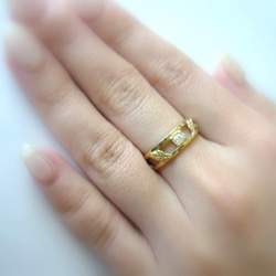 Sold  Diamond Breeze Ring Ⅰ (K14) 6枚目の画像