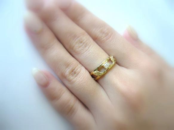 Sold  Diamond Breeze Ring Ⅰ (K14) 6枚目の画像