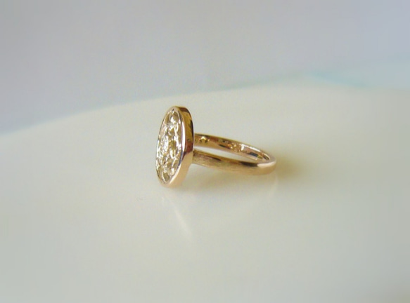 Spiral Leaf & Diamond Ring Ⅰ 3枚目の画像