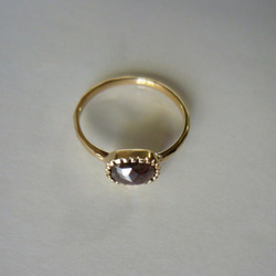 ナチュラルダイヤモンドの指輪(カカオブラウン) 5枚目の画像