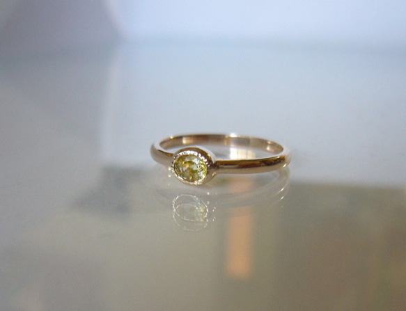 Sold「様オーダーメイド　イエローサファイアの指輪」 2枚目の画像