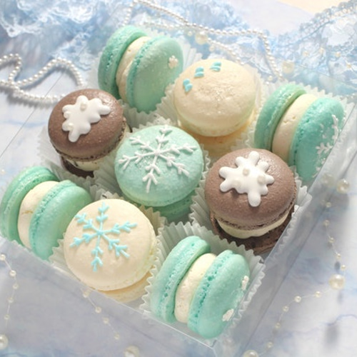 雪マカロン9個入りBOX / クリスマス冬ギフト その他お菓子・スイーツ