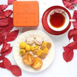秋クッキー缶【Autumn Orange × Pumpkin】 3枚目の画像