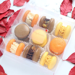 秋マカロン9個入り【Autumn Spicy Orange Macarons】 7枚目の画像