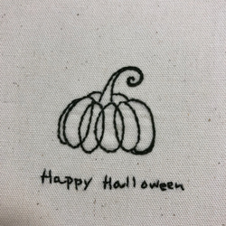 ハロウィン 飾り 刺繍 パンプキン 3枚目の画像