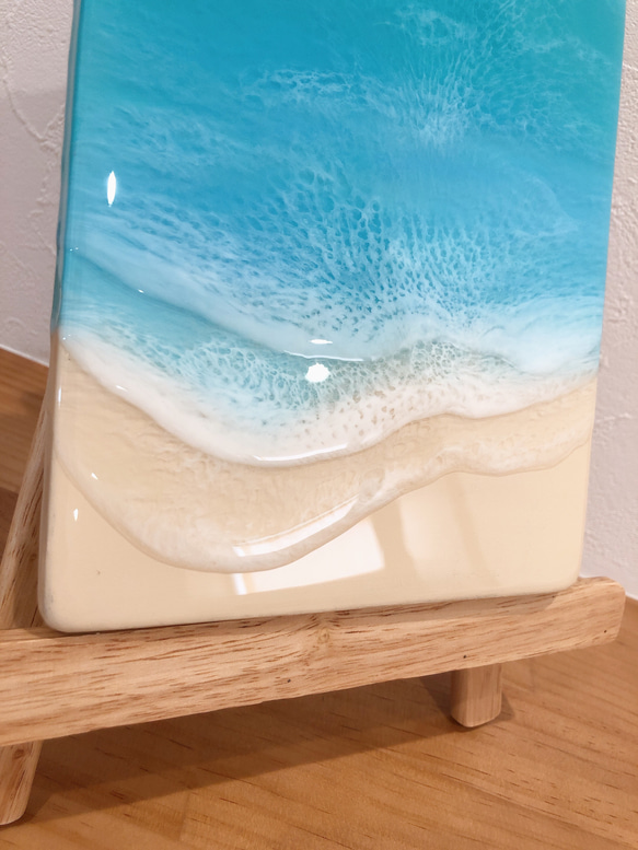 海のアートボード　three wave 2枚目の画像