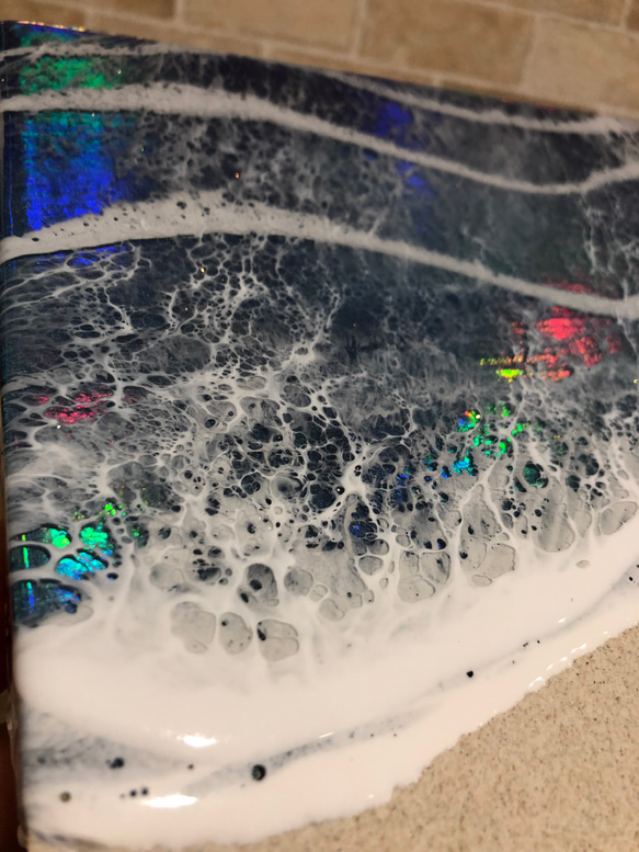海のアートボード・rainbow sea(虹色の海)3Ｄ 4枚目の画像