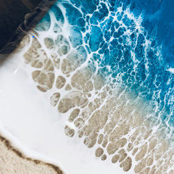 海のアートボード　沖縄ブルー　波打ち際3D 2枚目の画像