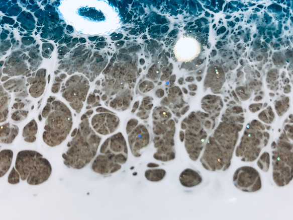海のアートボード　沖縄ブルー　波打ち際3D 3枚目の画像