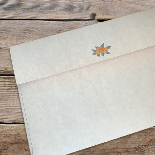 ダックスフンドと金木犀のレターセット レターセット la sogno