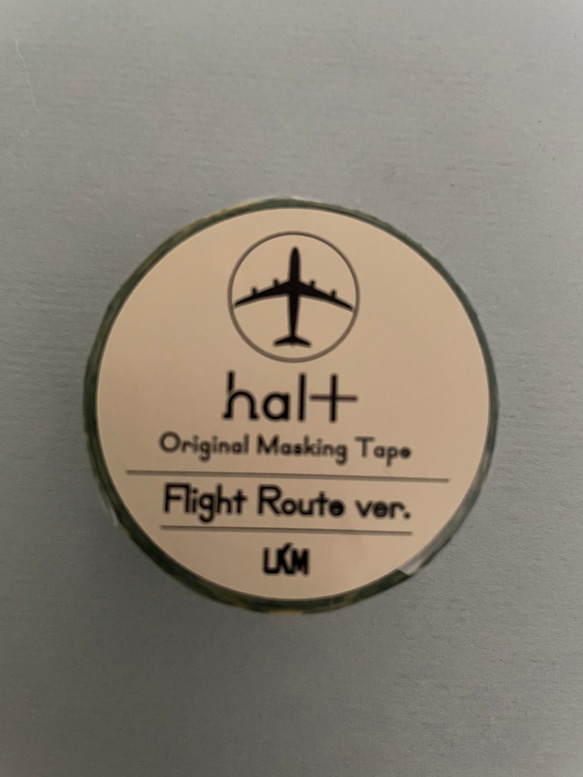 飛行機関連　オリジナルマスキングテープ「Flight　Route Version」フライトルート 4枚目の画像