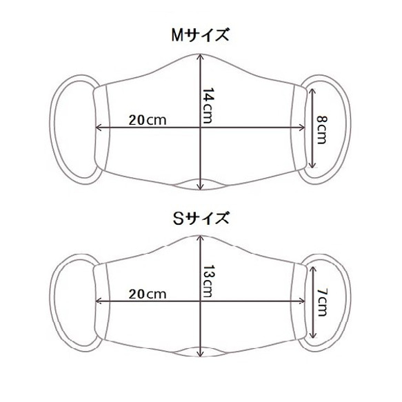 手編みニットみたいなWガーゼの手縫いマスク ふんわりやさしいブラウンカラー 着け心地軽やか 7枚目の画像