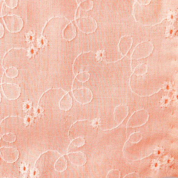 精緻的Hanamoyou棉質蕾絲口罩柔軟的嬰兒粉紅色手工縫製輕薄舒適穿著 第6張的照片