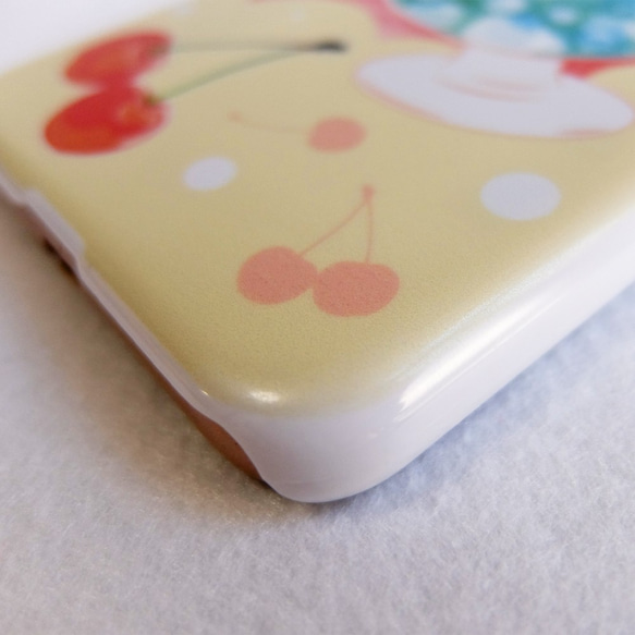 スマホケース iphone Android ほぼ全機種対応【クリームソーダ ピンク】 3枚目の画像