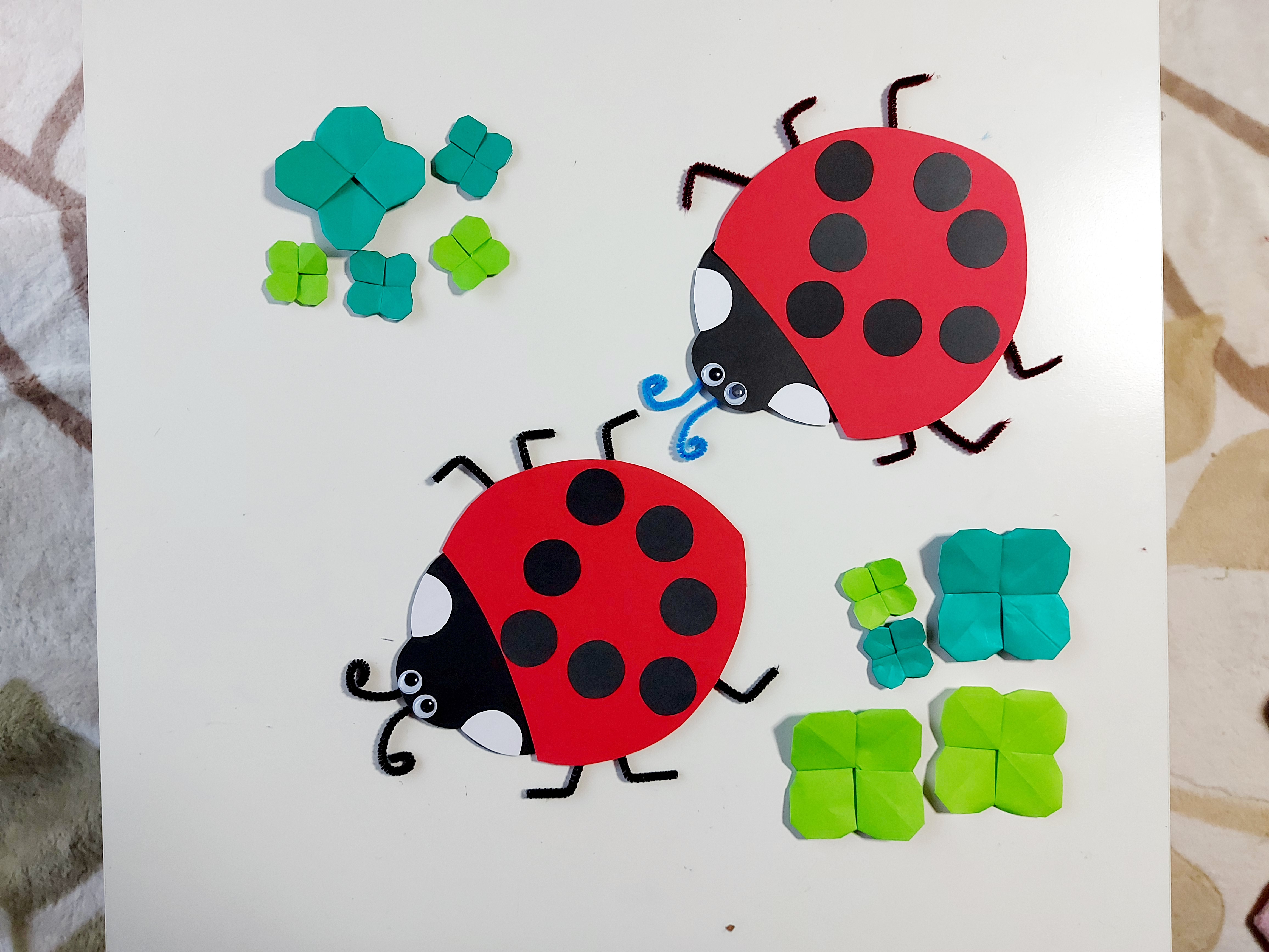 てんとう虫春のお散歩 製作キット その他インテリア雑貨 Ma てんとう虫春のお散歩 製作キット その他インテリア雑貨 Ma