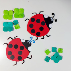 てんとう虫春のお散歩 製作キット その他インテリア雑貨 Ma