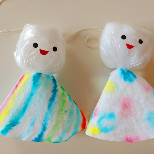 おひさま♥️てるてる坊主の製作キット 4個 おもちゃ・人形 Ma