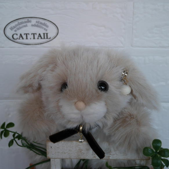 Hand in Rabbit 』・013 大人のためのぬいぐるみ ロップイヤー うさぎ