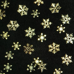 メタルパーツ　雪の結晶ＭｉｘⒶ ４０枚セット（ゴールド４種類　各10枚）★レジン＆ネイルに使える封入素材〈再販〉 1枚目の画像